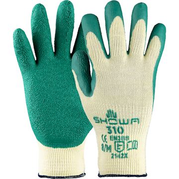 Handschoen 'L' Showa 310 Groen