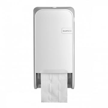 Toiletroldispenser Quartzline Duo | Doprollen - wit