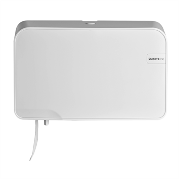 Toiletroldispenser QuartzLine Duo | compact rol - mat wit