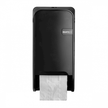 Toiletroldispenser Quartzline Duo | Doprollen - zwart