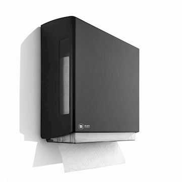 Handdoekdispenser Satino Black BriQ | Z-fold - zwart