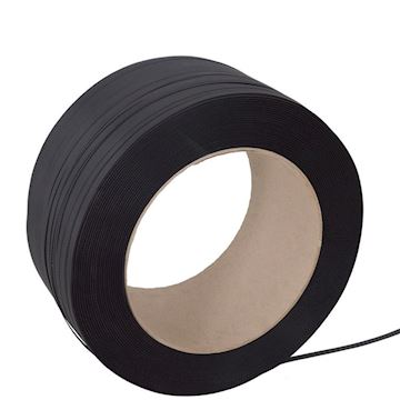 Omsnoeringsband 12x0.55mm ø406mm -zwart (rol à 3000mtr)