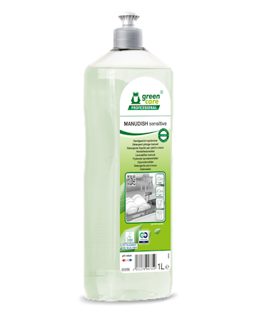 Afwasmiddel Green Care Manudish sensitive (1 liter)