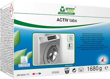 Wastabletten ecologisch Green Care Activ Tabs (56 stuks)