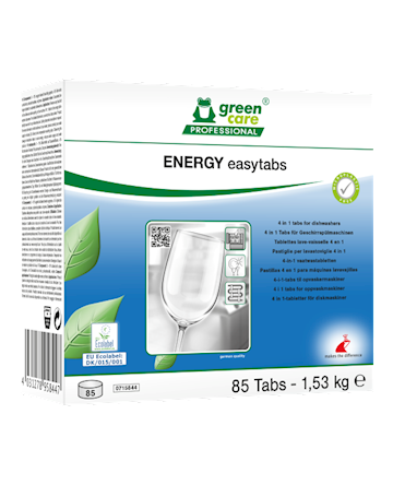 Vaatwastabletten Green Care Energy Easytabs (85 tabletten)