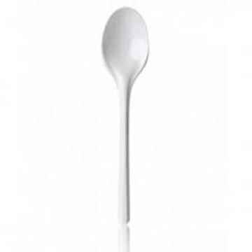 Lepel herbruikbaar (PS)  Depa® 16,5cm - wit (100 stuks)