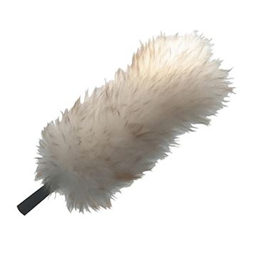 Buigzame plumeau (zuiver lamswol) Unger StarDuster® - wit