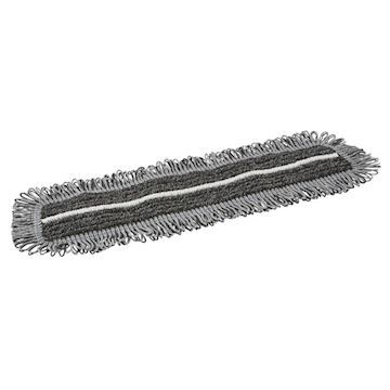 Microvezel vlakmop Vikan DAMP 47 Hook & Loop 40cm - grijs