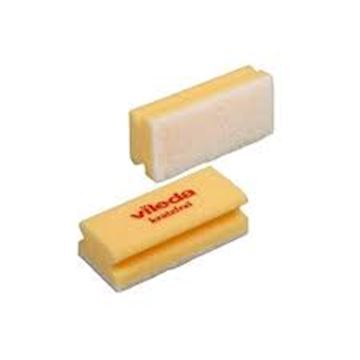 Spons Vileda Glitzi non scratch - geel/wit (pak à 10 stuks)