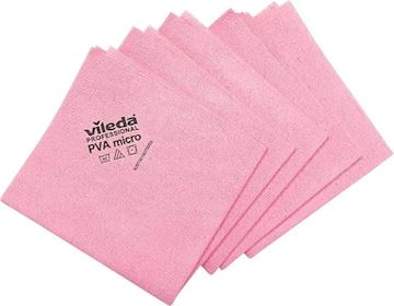 Microvezeldoek Vileda PVA micro - rood (pak à 5 stuks)