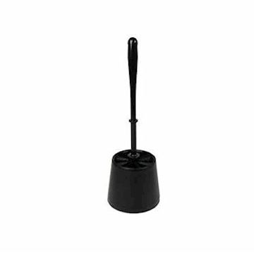 Toiletgarnituur rond 42 x 15cm - zwart