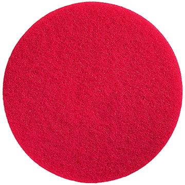 Vloerpad 17" Full Cycle® Red Buff Dunne spray pad - rood