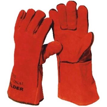 Lashandschoen Bullflex Weldair Kevlar - rood (One Size)