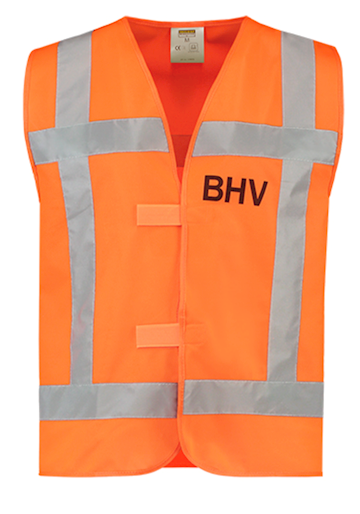 Veiligheidsvest BHV Tricorp maat M/L - fluor oranje