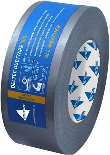Duct tape Deltec 300 50mmx50mtr - grijs