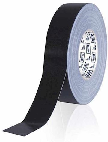 Duct tape Deltec Gaffer Pro  50mmx50mtr - zwart