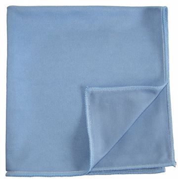 Mikrovezeldoek Top-Glas Regular 40 x 40 cm - blauw