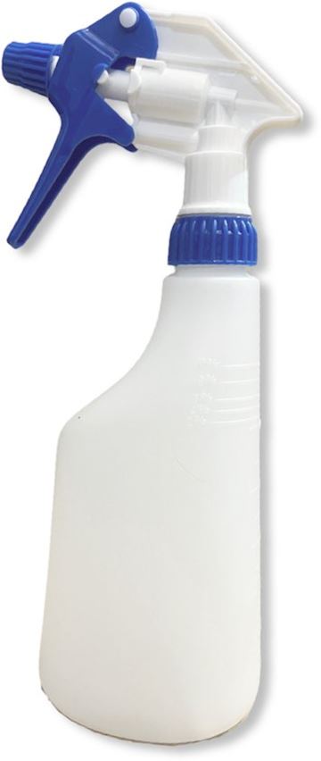 Trigger Tex-spray met aanzuigbuisje van 17 cm - wit/blauw