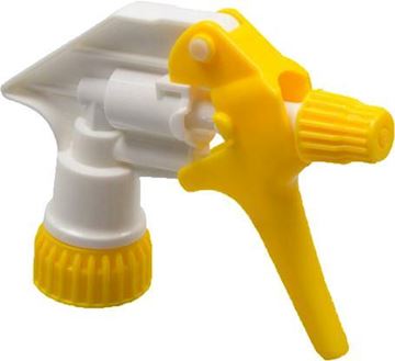 Trigger Tex-spray met aanzuigbuisje van 17 cm - wit/geel