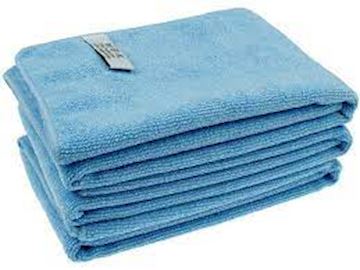 Gewafelde dweil 55x27 cm voor Rakleto - blauw