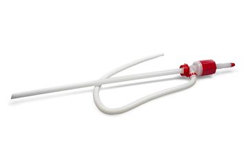 Hevelpomp 'Heavy Duty' in polyethyleen - wit/rood